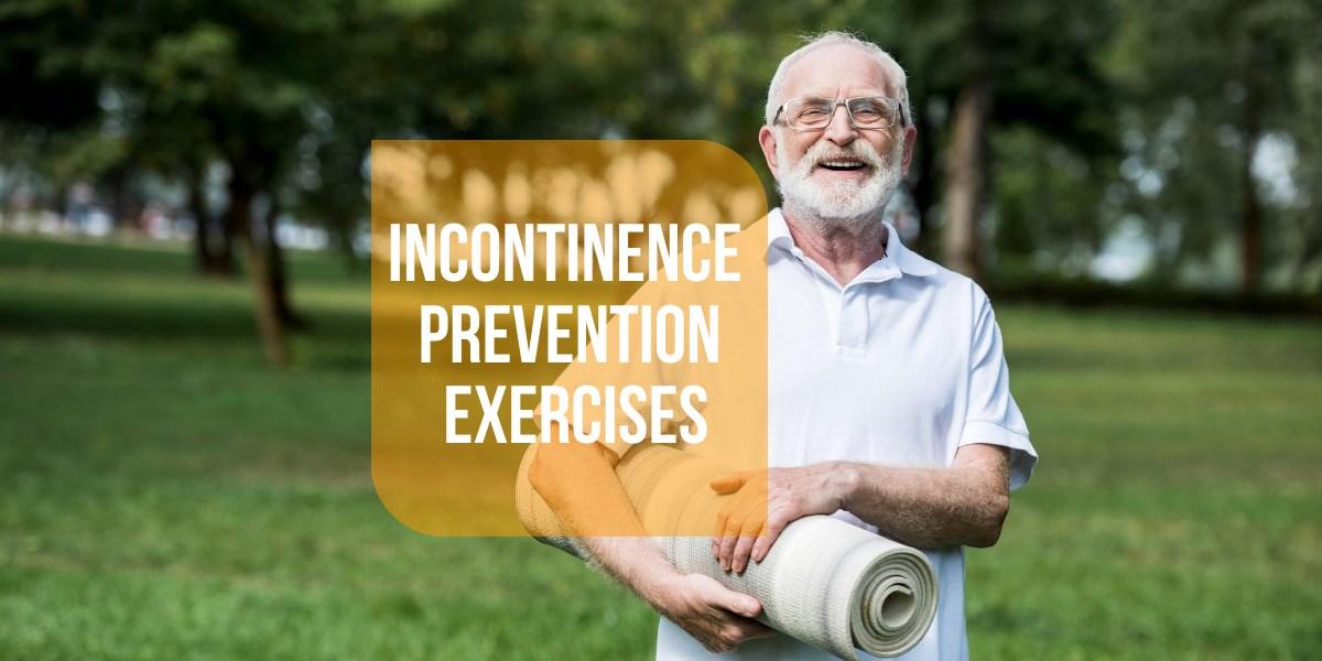 Smiling mature man with yoga mat