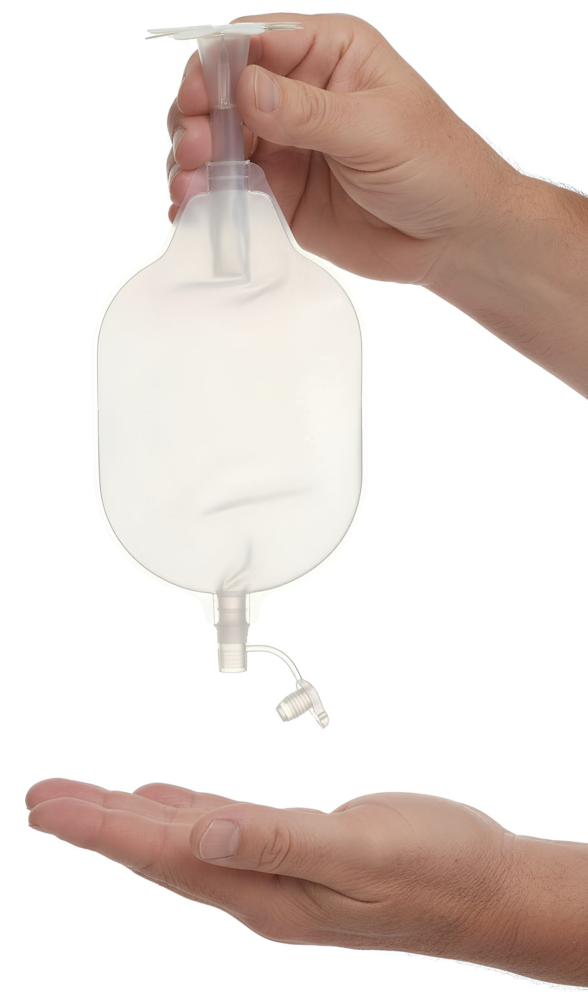 Hands holding Men's Liberty unit